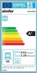 Simfer Simfer | štedilnik | 4401SGRBB | vrsta plinske plošče | vrsta plinske pečice | bela | širina 50 cm | globina 55 cm | 49 L