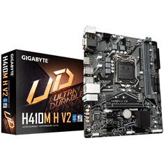 Gigabyte Gigabyte | H410M H V2 1.0 M/B | Družina procesorjev Intel | GB | Procesorska vtičnica LGA1200 | DDR4 DIMM | Pomnilniške reže 2 | Podprti vmesniki za trdi disk SATA, M.2 | Število priključkov SATA 4 | 