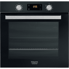 Hotpoint Hotpoint | FA5 841 JH BL HA | Pečica | 71 L | Večnamenska | AquaSmart | Gumbi in elektronika | Višina 59,5 cm | Širina 59,5 cm | Črna