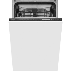 Hotpoint Hotpoint Ariston | Vgradni | Popolnoma integrirani pomivalni stroj | HSIP 4O21 WFE | Širina 44,8 cm | Višina 82 cm | Razred E | Eko program Nazivna zmogljivost 10 | Črna