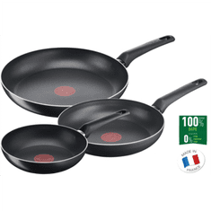 Tefal TEFAL | B5569153 | Komplet posode Simple Cook 3 kosi | Cvrtje | Premer 20 / 24 / 28 cm | Fiksni ročaj