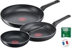 Tefal TEFAL | B5569153 | Komplet posode Simple Cook 3 kosi | Cvrtje | Premer 20 / 24 / 28 cm | Fiksni ročaj