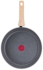 Tefal TEFAL | G2660572 Natural Force | Ponev za cvrtje | Premer 26 cm | Primerna za indukcijsko kuhališče | Fiksni ročaj