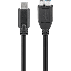 Goobay Goobay | Kabel USB-C | Moški | 24-pinski USB-C | Moški | 9-pinski Micro-USB tipa B | 0,6 m