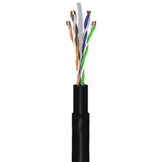 Goobay Goobay | CAT 6 | povezovalni kabel | Neekraniran zvit par (UTP) | Moški | RJ-45 | Črna | 30 m