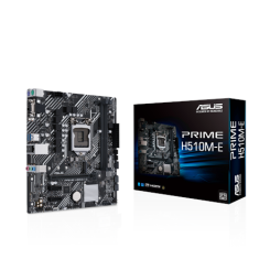 ASUS Asus | PRIME H510M-E | Družina procesorjev Intel | Procesorska vtičnica LGA1200 | DDR4 | Pomnilniške reže 2 | Podprti vmesniki za trdi disk SATA, M.2 | Število priključkov SATA 4 | Chipset H510 | Micr