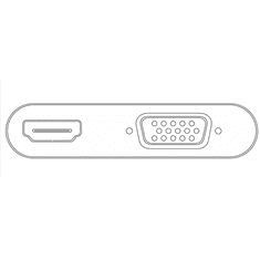 Goobay Goobay | Večportni adapter USB-C HDMI+VGA | 52430