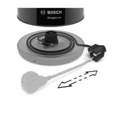 Bosch Bosch | Kuhalnik | DesignLine TWK3P423 | Električni | 2400 W | 1,7 L | Nerjaveče jeklo | 360° vrtljivo dno | Jet black polirano