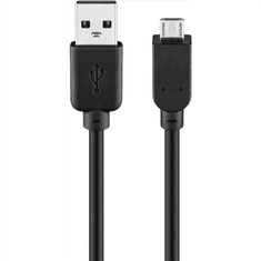 Goobay Goobay | Kabel USB | Moški | 5-pinski mikro USB tipa B | Moški | Črna | 4-pinski USB tipa A | 1 m