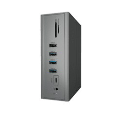 RaidSonic Raidsonic | Icy Box | IB-DK2262AC DockingStation | Dock | Število vrat Ethernet LAN (RJ-45) 1 | Število vrat VGA (D-Sub) 1 | Število vrat DisplayPorts | Število vrat USB 3.0 (3.1 Gen 1) Type-C 1 | Šte