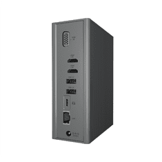 RaidSonic Raidsonic | Icy Box | IB-DK2262AC DockingStation | Dock | Število vrat Ethernet LAN (RJ-45) 1 | Število vrat VGA (D-Sub) 1 | Število vrat DisplayPorts | Število vrat USB 3.0 (3.1 Gen 1) Type-C 1 | Šte