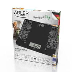 Adler Adler | Kuhinjske tehtnice | AD 3171 | Največja teža (nosilnost) 10 kg | Gradacija 1 g | Tip zaslona LCD | Črna