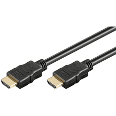 Goobay Goobay | HiSpeed/wE | Vtič | 19-pinski HDMI tipa A | Vtič | 19-pinski HDMI tipa A | 0,5 m | Črna