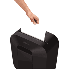 Fellowes Fellowes Powershred | LX25 | Rezanje delcev | Uničevalnik | P-4 | Kreditne kartice | Sponke | Papirne sponke | Papir | 11,5 litra | Črna