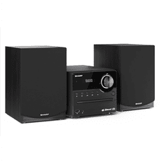 Sharp Sharp XL-B517D(BK) Hi-Fi mikrosistem, CD/FM/USB/Bluetooth v5.0, Aux-in, 45 W, črn Sharp | Hi-Fi mikrosistem | XL-B517D(BK) | USB vhod | AUX-in | Bluetooth | CD predvajalnik | Črna | Radio