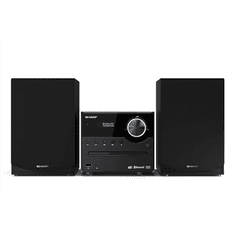 Sharp Sharp XL-B517D(BK) Hi-Fi mikrosistem, CD/FM/USB/Bluetooth v5.0, Aux-in, 45 W, črn Sharp | Hi-Fi mikrosistem | XL-B517D(BK) | USB vhod | AUX-in | Bluetooth | CD predvajalnik | Črna | Radio