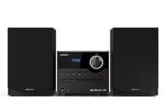 Sharp Sharp XL-B517D(BK) Hi-Fi mikrosistem, CD/FM/USB/Bluetooth v5.0, Aux-in, 45 W, črn Sharp | Hi-Fi mikrosistem | XL-B517D(BK) | USB vhod | AUX-in | Bluetooth | CD predvajalnik | Črna | Radio