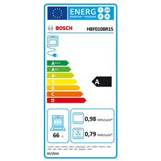 Bosch Bosch | HBF010BR1S | Pečica | 66 L | A | Večnamenska | Ročno | Višina 59,5 cm | Širina 59,4 cm | Nerjaveče jeklo