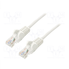 Goobay Goobay | CAT 6 | Omrežni kabel | Neekraniran zvit par (UTP) | Moški | RJ-45 | Bela | 0,25 m