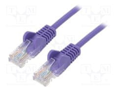 Goobay Goobay | CAT 6 | Povezovalni kabel | Neekraniran zvit par (UTP) | Moški | RJ-45 | Vijolična | 0,25 m