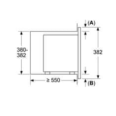 Bosch Bosch | BFL623MS3 | Vgradna mikrovalovna pečica | 20 L | 800 W | Nerjaveče jeklo