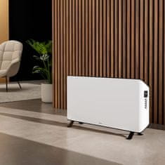 Duux Duux | Edge 1000 Smart Convector Heater | 1000 W | Število stopenj moči | Primerno za prostore do m³ | Primerno za prostore do 15 m² | Prostornina rezervoarja za vodo L | Bela | Zmogljivost vlaženja m