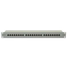 Digitus Digitus | Patch Panel | DN-91524S | Bela | Kategorija: CAT 5e; Vrati: 24 x RJ45; vzdržljivost: 7,7 kg; sila vstavljanja: največ 30 N | 48,2 x 4,4 x 10,9 cm