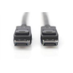 Digitus Digitus | Kabel DisplayPort | Moški | 20-pinski DisplayPort | Moški | Črna | 20-pinski DisplayPort | 1 m