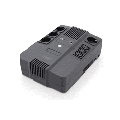 Digitus Digitus | UPS "vse v enem", 600VA/360W, LED 12V/7Ah x1, 4x CEE 7/7, 3x IEC C13, USB, RJ45 | 600 VA | 360 W | V