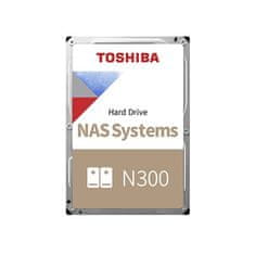 Toshiba Toshiba HDD NAS N300 3,5" 8TB / 7,2k / SATA / 256MB / Zanesljivost: 24x7, 180TB na leto, 1M ur / 3-letna garancija (PRODAJA NA MALO HDWG480EZSTAU) Toshiba | Hard Drive | N300 NAS | 7200 RPM | 8000 GB 