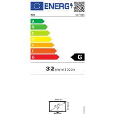 AOC AOC | U27V4EA | 27" | IPS | UHD | 16:9 | 4 ms | 350 cd/m² | Črna | Izhod za slušalke (3,5 mm) | Število vrat HDMI 2 | 60 Hz