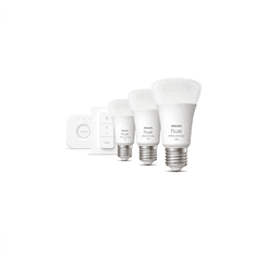 Philips Philips Hue WCA Starter Kit 9W A60 E27 3ks, most, stikalo Philips Hue | Hue WCA Starter Kit 9W A60 E27, 3ks, most, stikalo | E27 | 9 W | RGBW 2000-6500K | Bluetooth in Zigbee