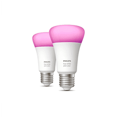 Philips Philips Hue WCA 6,5W A60 E27, paket 2 Philips Hue | Hue WCA 6,5W A60 E27, paket 2 | E27 | 6,5W | RGBW 2000-6500K | Bluetooth in Zigbee