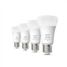 Philips Philips Hue WCA 6,5W A60 E27, paket 4 kosov Philips Hue | Hue WCA 6,5W A60 E27, paket 4 kosov | E27 | 6,5W | RGBW 2000-6500K | Bluetooth in Zigbee