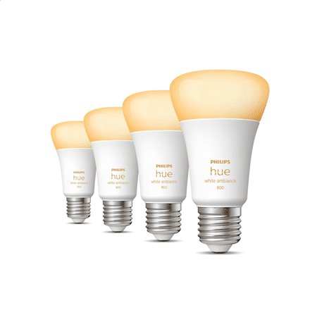 Philips Philips Hue WA 6W A60 E27, paket 4 kosov Philips Hue | Hue WA 6W A60 E27, paket 4 kosov | E27 | 6W | Toplo bela 2200-6500K | Bluetooth in Zigbee