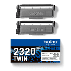 Brother Brother TN | 2320 TWIN | Črna | Kartuša s tonerjem | 2600 strani