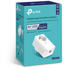 TP-Link TP-LINK | AV1000 Gigabit Passthrough Powerline Adapter | TL-PA7017P | 1000 Mbit/s | Ethernetna vrata LAN (RJ-45) 1 | Brez Wi-Fi | Dodatna vtičnica