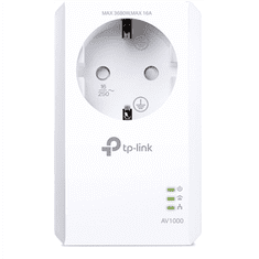 TP-Link TP-LINK | AV1000 Gigabit Passthrough Powerline Adapter | TL-PA7017P | 1000 Mbit/s | Ethernetna vrata LAN (RJ-45) 1 | Brez Wi-Fi | Dodatna vtičnica