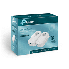 TP-Link TP-LINK | AV1300 Gigabit Passthrough Powerline Starter Kit | TL-PA8010P KIT | 1300 Mbit/s | Ethernetna vrata LAN (RJ-45) 1 | Brez Wi-Fi | Dodatna vtičnica