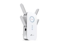 TP-Link TP-LINK | RE650 | AC2600 Wi-Fi Range Extender | 802.11ac | 2,4 GHz/5 GHz | 800+1733 Mbit/s | 10/100/1000 Mbit/s | Ethernet LAN vrata (RJ-45) 1 | MU-MiMO Da | Ne PoE | Vrsta antene 4xVzven | Ne