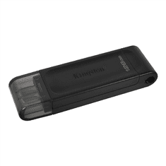 Kingston Kingston | Bliskovni disk USB | DataTraveler 70 | 128 GB | USB 3.2 Gen 1 Type-C | Črna