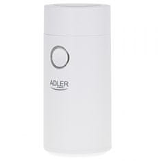 Adler Adler | AD 4446ws | Mlinček za kavo | 150 W | Zmogljivost zrnc 75 g | Število skodelic v kosu | Bela.