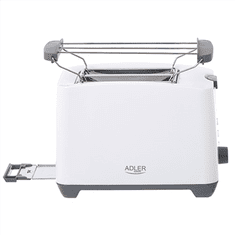 Adler Adler | AD 3216 | Toaster | Moč 750 W | Število rež 2 | Material ohišja plastika | Bela