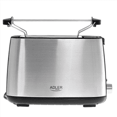 Adler Adler | AD 3214 | Toaster | Moč 750 W | Število rež 2 | Material ohišja iz nerjavečega jekla | Srebrna