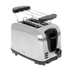 Adler Adler | AD 3222 | Toaster | Moč 700 W | Število vtičnic 2 | Material ohišja iz nerjavečega jekla | Srebrna