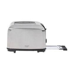 Adler Adler | AD 3222 | Toaster | Moč 700 W | Število vtičnic 2 | Material ohišja iz nerjavečega jekla | Srebrna