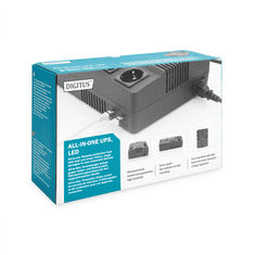 Digitus Digitus | UPS "vse v enem", 600VA/360W, LED 12V/7Ah x1, 4x CEE 7/7, 3x IEC C13, USB, RJ45 | 600 VA | 360 W | V