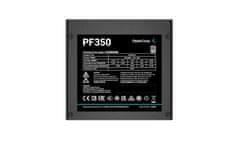 DEEPCOOL DEEPCOOL PF350 350W 80 PLUS Standard napajalnik, ATX12V V2.4, črn Deepcool | PF350 | 350 W