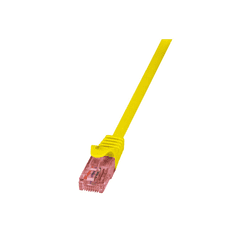 LogiLink Logilink | CAT 6 | povezovalni kabel | Neekraniran zvit par (UTP) | Moški | RJ-45 | Rumena | 0,25 m