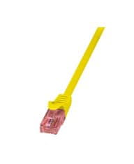 LogiLink Logilink | CAT 6 | povezovalni kabel | Neekraniran zvit par (UTP) | Moški | RJ-45 | Rumena | 0,25 m